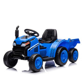 ZNTS 12V Kids Ride On Electric Tractor Black Knight,Kids Ride On Toy.2WD,Non-skid tires, steering wheel, 38466080