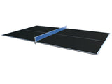 9ft Black Mid-Size Ping Pong Conversion Top Foldable & Portable Table Tennis Table Top for Indoor W1408P390001
