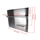 Range Backsplash Shelf 36 x30.7 Inch Range Hood Wall Shield for Range Hood Stainless Backsplash 57281407