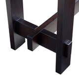 52 inch Sofa Table with Storage Drawers, Mid Century Farmhouse Fluted Console Table with Solid Wood W1202P227362