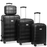 Luggage Sets ABSPC Hardshell 4pcs Luggage Hardside Lightweight Durable sets Spinner Wheels 70300009
