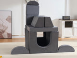 14 PCS Modular Kids Play Couch, Child Sectional Sofa, Versatile Toddler Soft Building Blocks Sofa W3523P450127