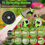 75FT Non-Expandable Garden Hose Kink-Free Lightweight Water Hose Lay Flat Garden Hose with 10 74802444