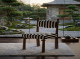 Modern Mid-Century Solid Wood Dining Chair, Upholstered Accent Chair with Round Wooden Legs, Retro B2792P602681