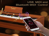 GDP-104 88 Keys Full Weighted Keyboards Digital Piano with Furniture Stand, Power Adapter, Triple 72665435