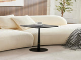 MDF with metal feet, square shape, located in living space and lounge area, black W2085P241112