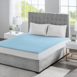 All Season Reversible Hypoallergenic 1.5" Cooling Mattress Topper B03595121