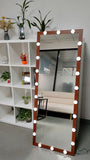 Hollywood Full Length Mirror with Lights Full Body Vanity Mirror with 3 Color Modes Wall Lighted W708P297645