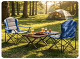 2 Pack Heavy Duty Folding Camping 330 LBS Capacity, 600D Oxford Padded Portable Outdoor Lawn 72718532