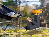 9.44"D x 17"W x 22"H camping rocket stove 05736482