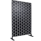 Outdoor & Indoor Privacy Metal Privacy 76" H48" W, Freestanding Decorative Privacy W465P193205