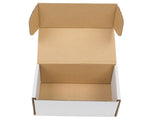 50 Corrugated Paper Boxes 6x4x3" White Outside and Yellow Inside 67683696