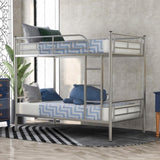 ZNTS Twin Over Twin Metal Bunk Bed 43581300