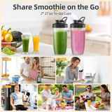 Smoothie Blender, Personal Blender for Smoothies, Shakes and Nutrient Extractions with BPA-Free 21139935