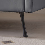 104.5"Modern Sectional Technical leather L-Shaped Sofa Couch with Convertible Ottoman 68276299