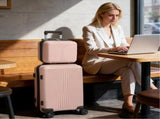 Non-TSA customs lock 2-in-1 PP trolley case, 12in/20in PP, rose gold 84865279