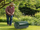 16in Heavy Duty Steel Lawn Roller, Garden Roller Can Be Filled with Water or Sand, Hand Roller with 81978928