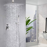 12 Inch Bathroom Rain Shower Combo Set With Hand Shower W121749881
