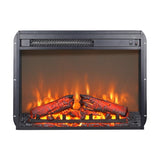 ZNTS 23 inch electric fireplace insert heater with log set & realistic flame, overheating protection W1769P255456