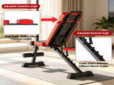 Multi-Functional Weight Bench with Pulley System and Adjustable Backrest 18864909