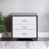 Eloy White & Black Finish Accent Table B2726P287564