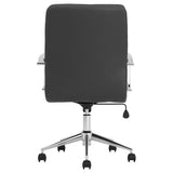 ZNTS Black Height Adjustable Rolling Office Chair B062P153791