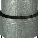 Set of 3 Huxley Metal Decorative Pots W2078P323442