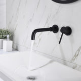 Single Lever Handle Wall Mounted Bathroom Faucet 83554621