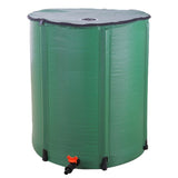 ZNTS 66 Gallon Folding Rain Barrel Water Collector Green 52937167