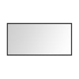72in. W x 48in. H Metal Framed Bathroom Mirror for Wall, Rectangle Mirror, Bathroom Vanity Mirror W1272113723