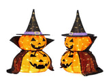 2Packs 3FT Halloween Collapsible Lighted Decoration, 150 LED Pop-Up 70246841