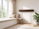 60" Wall-Mounted Fireplace Mantel Shelf, Natural Wood Floating Farmhouse Shelf for Wall Decor, 50 lb 67297701