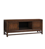 74" TV Stand Console, For TVs up to 85 inches, No Assembly Required, Two-Tone Finish B108P163818