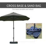 Outdoor beach umbrella/Double-Sided Market Umbrella 63242560