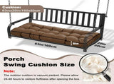Outdoor Bench Cushion, 63 20 4 Inch, Tufted Waterproof Swing Cushion with Ties, for Patio Bench 24833727