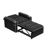 1 versatile foldable sofa bed in 3 lengths, modern sofa sofa sofa velvet pull-out bed, adjustable W2564P168269