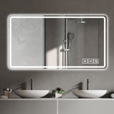 48*32 inch Bathroom Mirror with Led Lights , Anti-Fog Lighted Vanity Mirrors for Wall Mounted, 3 W2709P179149
