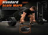 7.2FT Olympic Barbell, 2000LBS Weight Capacity No.45 Steel Weight Lifting Bar with Volcano Deep 85678995