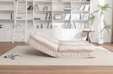 Upholstered Human Dog Bed for Adult & Pets,with 5 Adjustable Position &Massage Pillow, Bean Bag W1170P282474