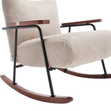 Modern Accent Chair Arm Chair Living Room Rocking Chair Metal Frame W1403P241855