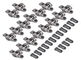 Set of 16 Roller Rocker Arms 1.6 Ratio Replacement for Ford SBF 289 302 351W Stainless Steel 58624614