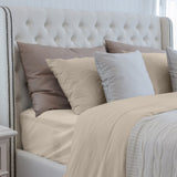 Luxuriously Soft 100% Viscose Derived from Bamboo 3-Piece sheet Set , Oeko-TEX Certified, Twin B046126562
