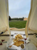 SAM&HAIBEI Bell 4 Season 9.85ft Glamping, Hot,Ideal for Family Camping, Hiking,Canvas W2967P228866