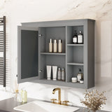 35'' x 27.5'' Medicine Cabinet, Wall Mounted Bathroom Storage Cabinet, Modern Bathroom Wall Cabinet WF322917AAE