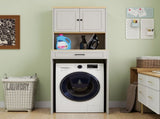 Over the Washer, Dryer and Robot Vacuum Storage Cabinet suitable for Compact Washing Machines, W1120P327070