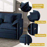 Oversized 41.73" Sofa Chair, Modern Upholstered Armchair with 1 Toss Pillow, Modular Sectional Sofa W3163P269205
