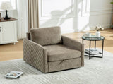 29.5''W Upholstered 360&deg Swivel Armchair with Hidden Storage, Comfy Diamond-Shape Tufted Armrests W3118P419158