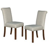 Upholstered Dining Chair with Nailhead Trim Set of 2 B035P265991