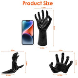 3Pcs Creepy Reaching Hands With Lighted Candles Wall Mounted Halloween Decoration Witch Devil Hand 19298057