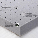 3 Inch Mattress Topper Queen,Gel Memory Foam Mattress Topper Double Bed Topper for Soft & Cooling B2716P331386